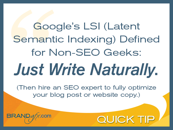 Keywords for Latent Semantic Indexing (LSI) Explained